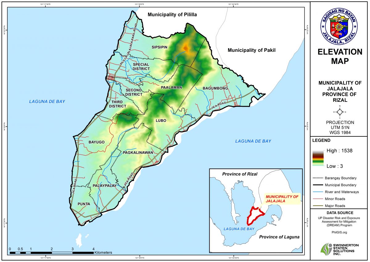 Thematic Maps – Jalajala, Rizal